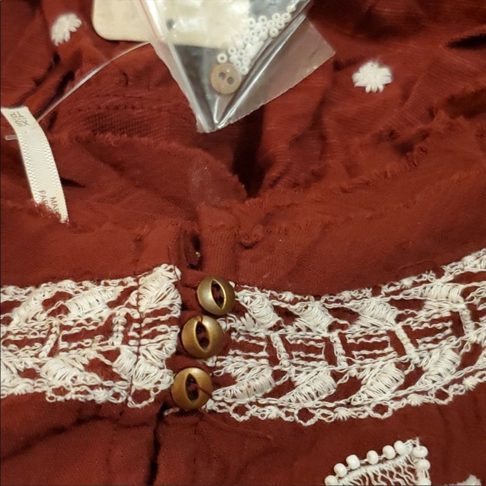 Free People Edie Tee - Sweet Raisin - Picture 6 of 8